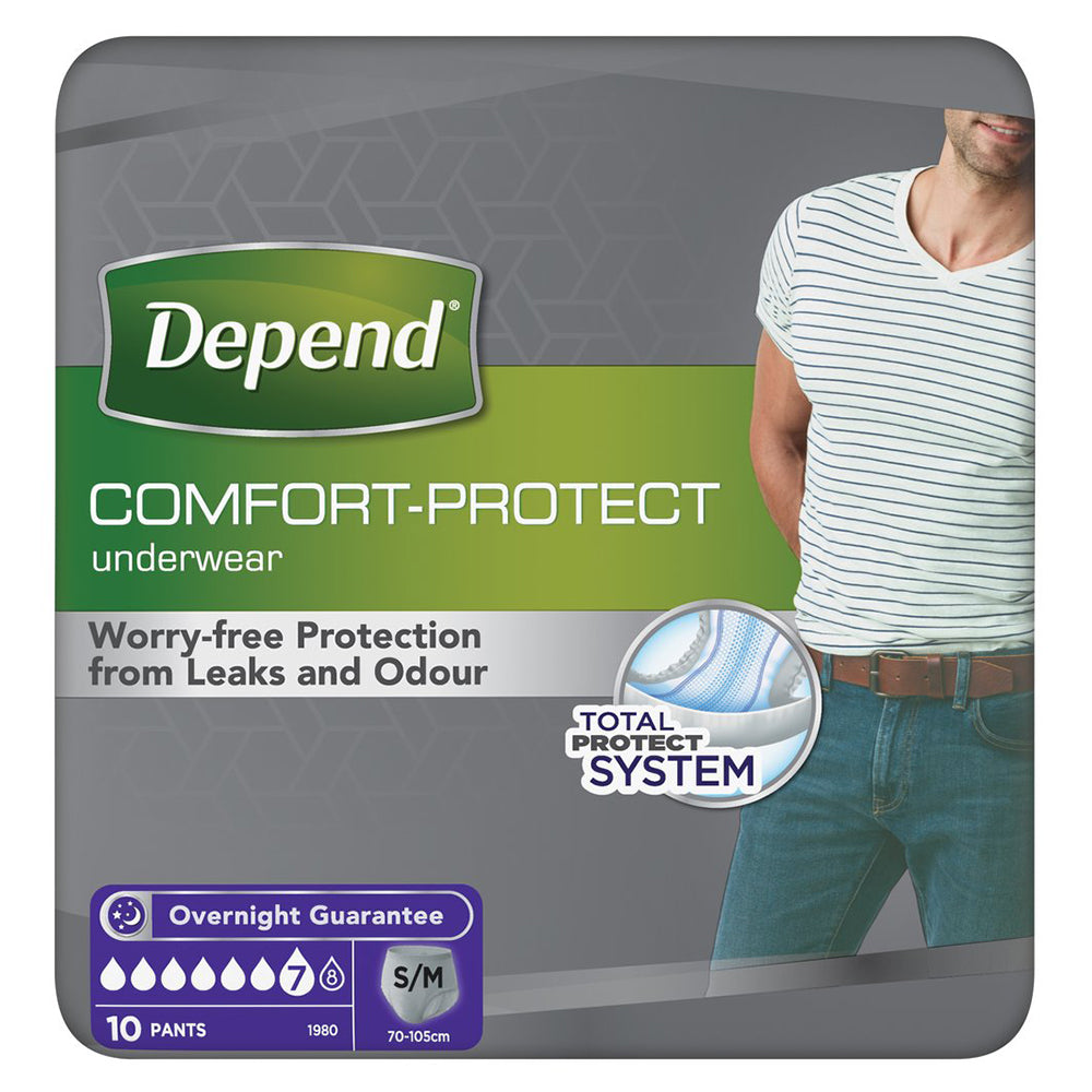Depend Fresh Protection Adult Incontinence Underwear for Men, Maximum, XXL,  Grey, 44Ct 